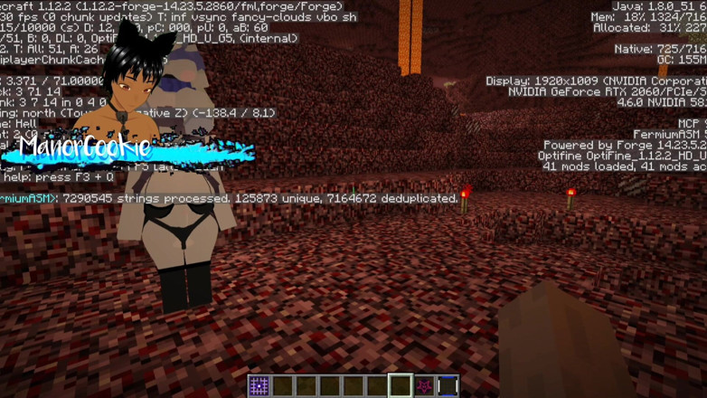 Manor Cookie: Minecraft Jenny Mod follando Galath un succubus y anal