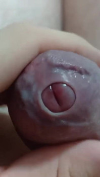 Big Uncut Tight Forskin Cock - Phimosis, Short Cock Play