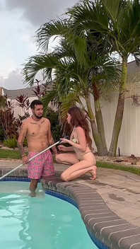 I Caught the Poolboy's Eye