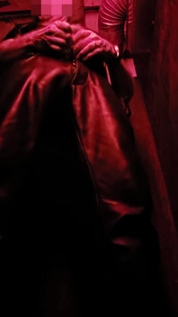 I Show You My Leather Bulge in the Corner of the Darkroom, and Then Pull Out My Hard Cock for You
