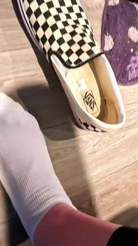 Tiny POV: Shoe-bound Tiny Gets the Full Giantess Treatment Socked, Sniffed, Sole-crushed & Swallowed