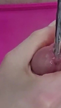 Master Pink de sus în jos sondarea uretrală