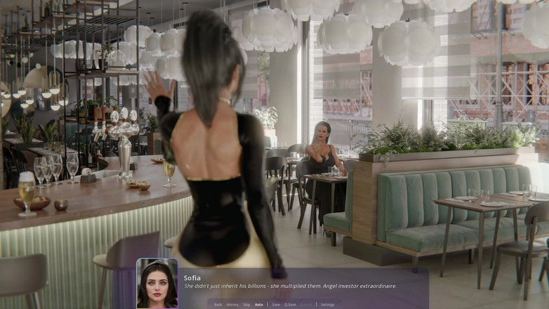 Hotgame Studio X: 핫와이프 Sofia - 2일차 - 아줌마 V와 베일 앱을 만나다