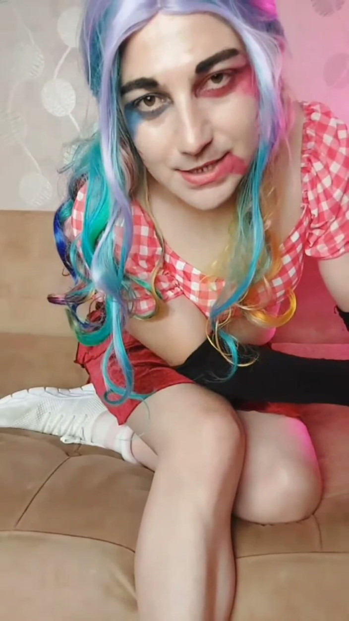 Kitty_Cross: ハーレイ・クイン フェムボーイ コスプレモデル クロスドレッサー