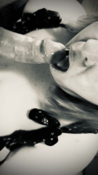 I Suck Him and Make Myself Cum with My Fuck Machine
