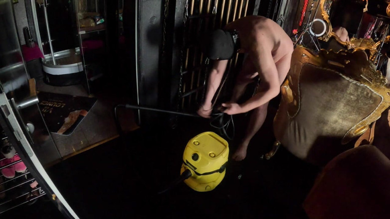 Queen_of_BDSM: While Vacuuming, I'll Pull Your Glans Long!