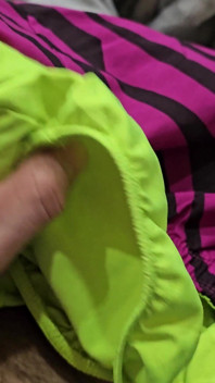 Leche en el arranque de los shorts Nike Tempo