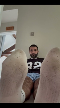 Sniffing My Overused Socks After the Gym!