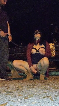 Controlled and Leashed in Leggings & High Boots