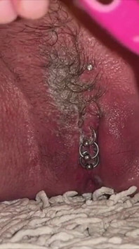 Shaving My Pierced Pussy