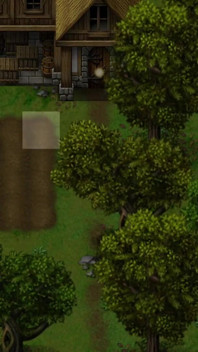 Vollbusiger zwerg goblin reitet einen großen schwanz