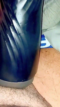 Celebrity Cory Bernstein Fucking a Blowjob Sex Toy, in Secret Step Daddy and Stepson Sextape with Huge Cumshot!