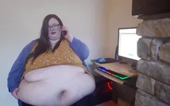 SSBBW secretary humiliated at work by boss - fantasy