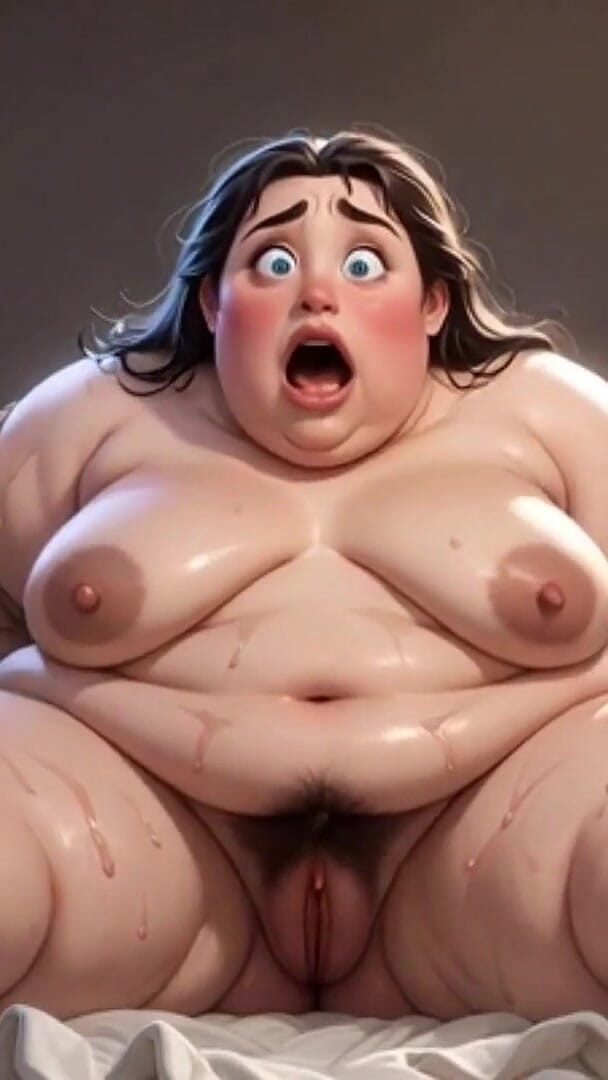 YOUR BEST FANTASY: Escrava feia obesa coberta de comida - humilhada por amantes lindas