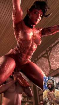Transgender Karlach Gets Her Ass Ate Out While Getting Jerked off