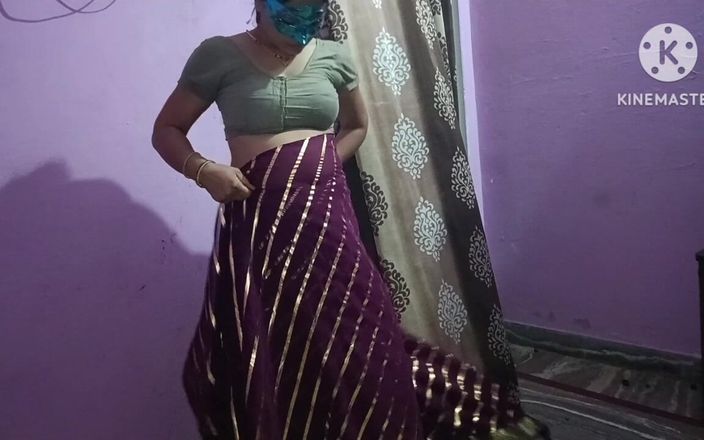 StepSiblingCaught: Inderin bhabhi trägt neuen sari und ist bereit für hartes...