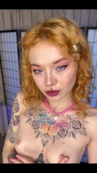 Would you like to spit on my tits and play with them like I do?