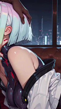 Lucy Kushinada muie suculentă, gură plină de spermă Cyberpunk: Edgerunners