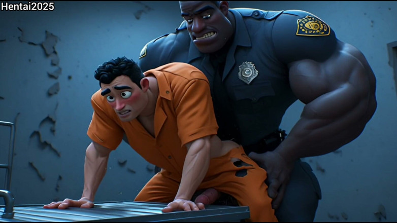 Hentai2025: Ai Generated 3D Interracial Prison Guard Compilation - Cartoon Hentai Animation