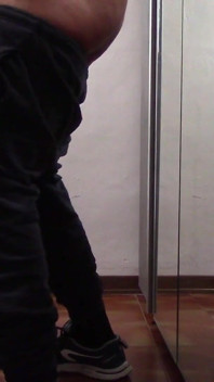 The MILF with Beautiful Legs and Pantyhose Irons and Gets Touched and Fucked