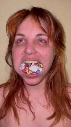 Elena917: Báo gag pov - nhồi, tát, lấy ra