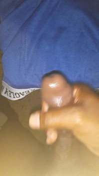 Jerking That Block Cock