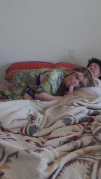 Caring stepmom rides her sick stepson to help him feel better