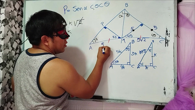 Rosaroja: Trigonometría: Triángulos notables - Ejercicio 4