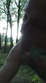 Pelirroja Puta BDSM Tocada Al Aire Libre Y En El Interior