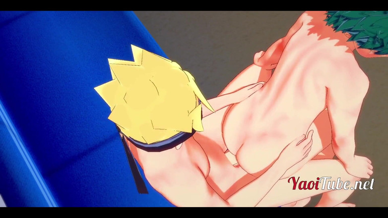 Yaoitube: Boku No Hero Academia Yaoi - Midoriya izuku (deku) e Uzumaki fanno...