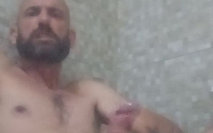 RsChacal: Brazilian Man with Big Hard Dick in the Bath