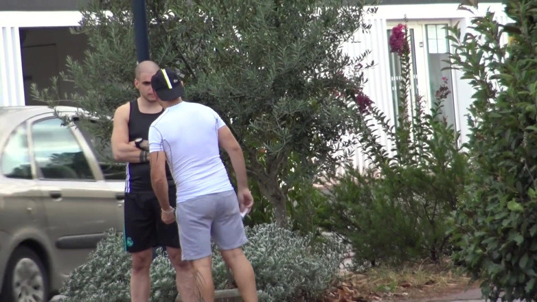 PRIVATE CLUB BIG COCK FUCKERS: Jess fucked barebakc by John Strap outdoor cruising