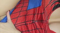 Spider Woman with Highly Arched Feet Loves Footjob