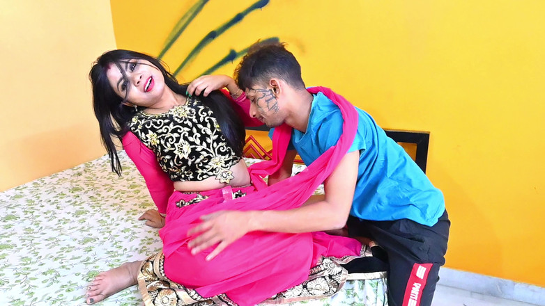 Indsscouple: Mąż-żona romantyczny Hardcore jebanie i sperma w cipce