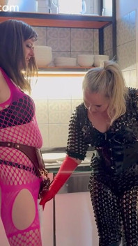 Deep Fisting, Domestic Punishment, Latex Gloves, Total Female Domination and Submissive