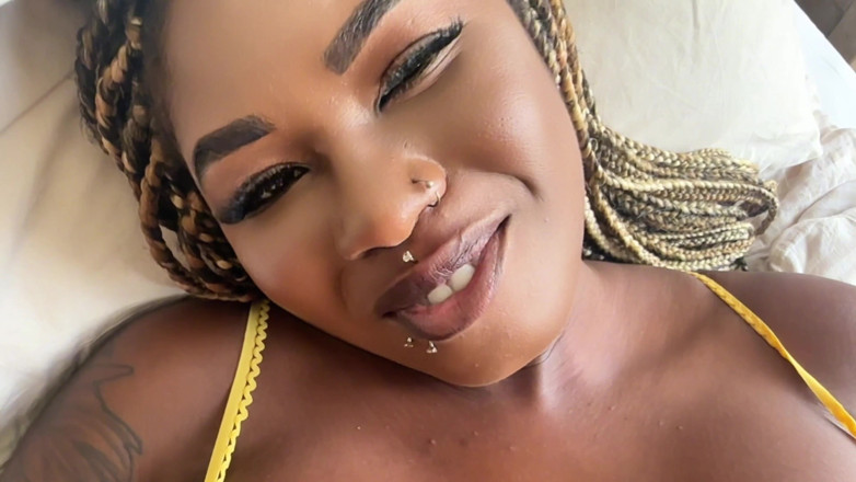 Xeinna Rose: Sudut pandangan pertama Ebony Xeinna Rose Memberikan Pelajaran Seks kepada...