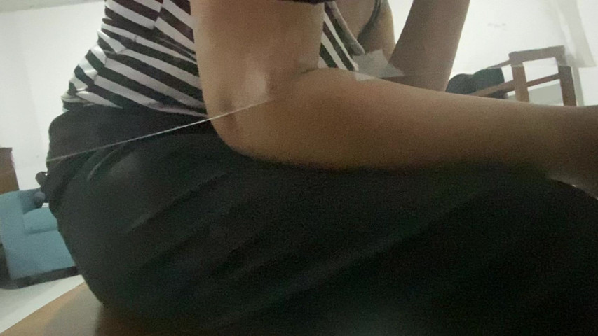 She Operating Mobile and Scrolling up and Down (Ruby Anjalena) She Operating Mobile and Scrolling up and Down (Ruby Anjalena)