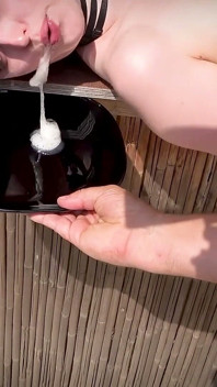 Two Skinny Sluts - Outdoor Gangbang, Creampies and Cum Swap