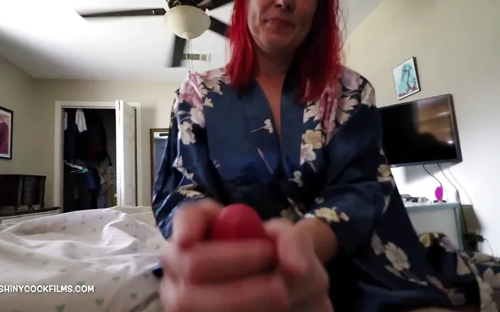 Jane Cane: Stepom helps stepson cum before class