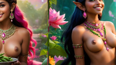 LustRender: Gadis peri india dengan besar yang aduhai lagi asik memeknya...