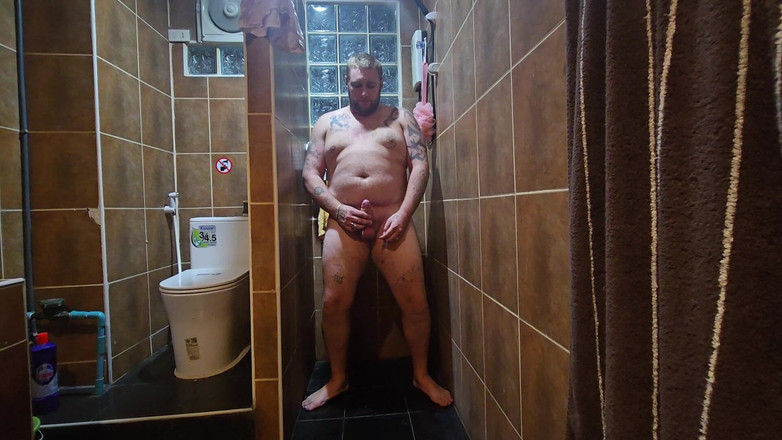 Jimbob Star GAY: Jimbob अपने पैरों और पेट पर मूत रही है