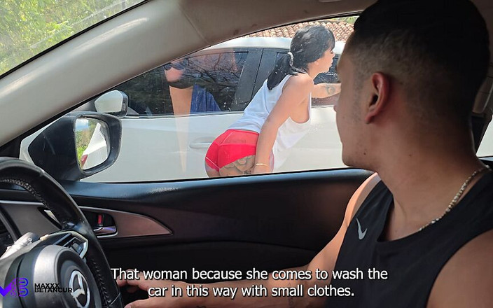 Maxxx Betancur: Seks dalam mencuci kereta - Max Betancur dan Athenea Rosse