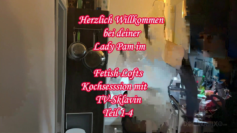 LadyPam: Kitchen Fisting Frenzy - Mature Sluts Stretched Wide Open