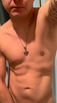 Sexy Young Big Dick Boy with Tattoos Jacking off