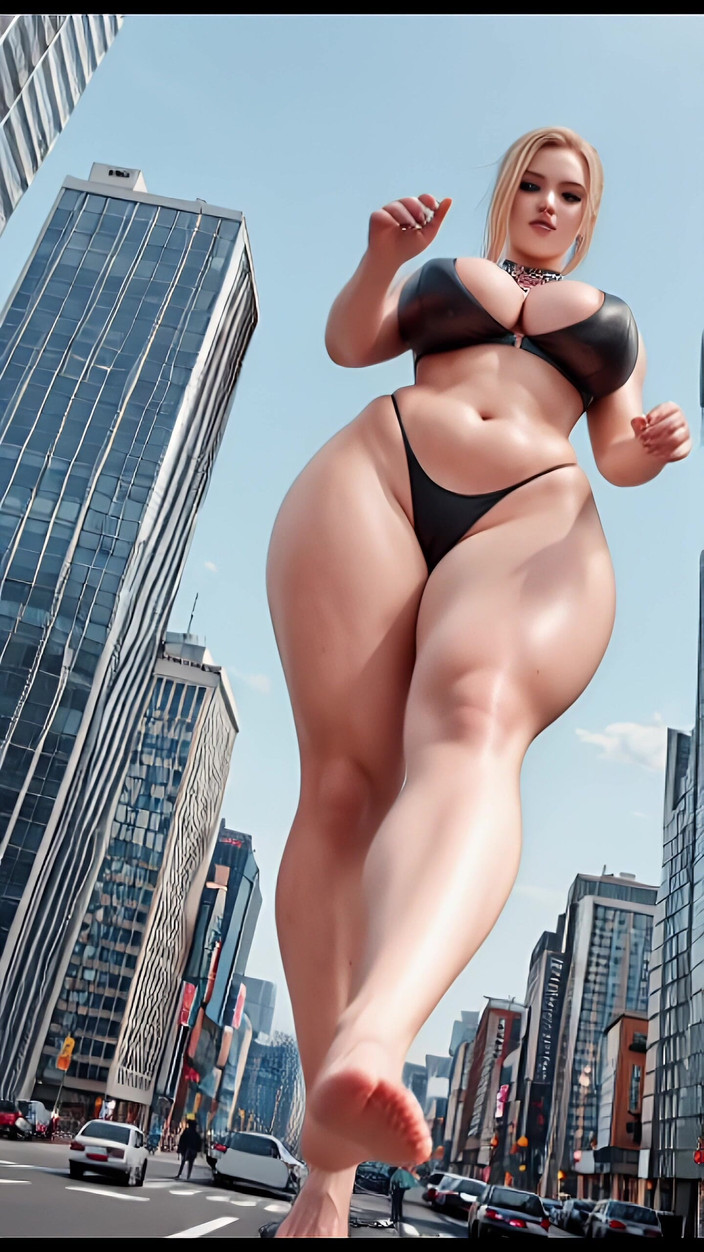 3D AI honeybee studio: Giganta Fetiche De Pés