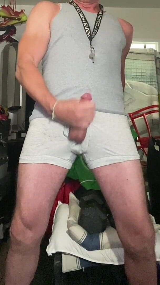 Jockdad87 Is Horned up in Gray Underwear (JockDad87)