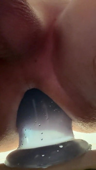 Ass Test with a Huge Plug