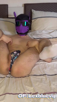Hot Twink in Black Thong Big Ass