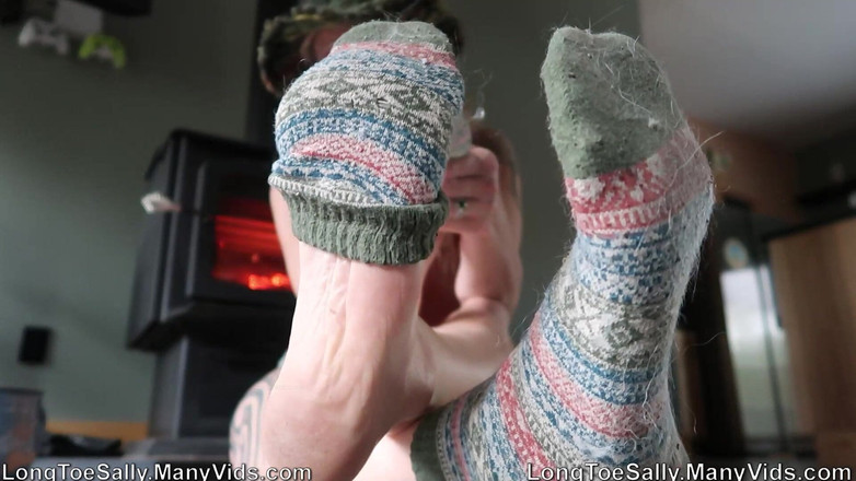 Long Toe Sally Big Buns: Calze alle suole istruzioni per