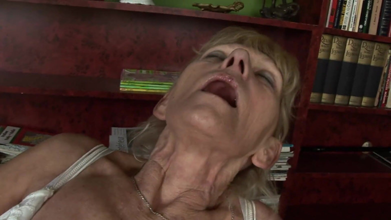 Mature Climax - 100% Mature Videos: Granny in white lingerie loves to have sex